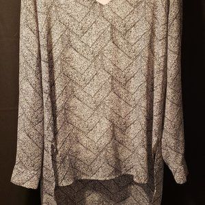 Joan Vass New York size Large.  Tunic top with long sleeves.